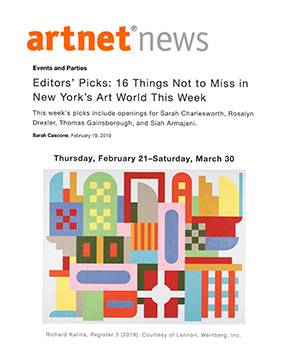 artnet News, February 19, 2019