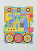 Art and Work 14, 2021, 30 x 22-1/2”, watercolor on paper