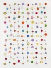 Elementary Particles, 2015, watercolor, ink and graphite on paper, 30 x 22.5