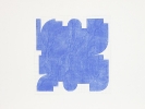 Resting State – Blue, 2015, gouache and graphite on paper, 22.5 x 30