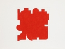 Resting State – Red, 2015, gouache and graphite on paper, 22.5 x 30