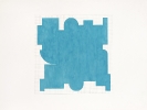 Resting State – Turquoise, 2015, gouache and graphite on paper, 22.5 x 30