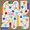 Prospect 9, 2014 16 x16" collage, acrylic, flashe on linen