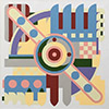 Art and Work 1 , 2019, 45 ½ x 45 ½", oil on linen