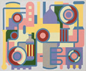 Art and Work 2, 2019, 42 x 52 ½ , oil on linen