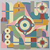 Art and Work 5, 2020, 45 ½ x 45 ½", oil on linen