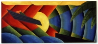 Winter Park, 1982, oil on canvas, 35