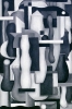 Vertical Forms, 1985, oil on canvas, 24