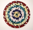 Mnemonic Device, 1992, collage, acrylic, flashe on canvas, 65