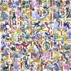 Vada Sabatia, 1995, collage, acrylic, flashe on canvas, 56