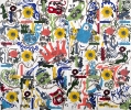 The Early Middle Ages, 1997, collage, acrylic, flashe on linen, 50