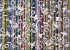 Thermal Bodies, 1998, collage, acrylic, flashe on linen, 52