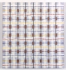 Factor, 1999, collage, acrylic, flashe on linen, 30