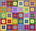 Magnetic South, 2006, collage, acrylic, flashe on linen, 39.5