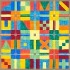A Western Passage, 2007, collage, acrylic, flashe on linen, 44