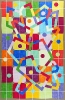 The Triumph of Venus, 2009, collage, acrylic, flashe on linen, 61