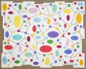 Determinant, 2013, collage, acrylic, flashe on linen, 48 x 60