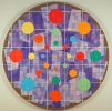 Parallax, 2011, collage, acyrlic, flashe on linen, 48